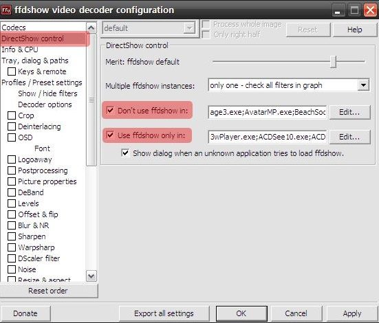 starcodec settings