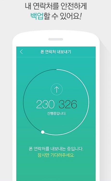 Резервное копирование контактов Naver