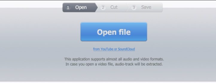 So verwenden Sie Audio Cutter Öffnen Sie die Datei